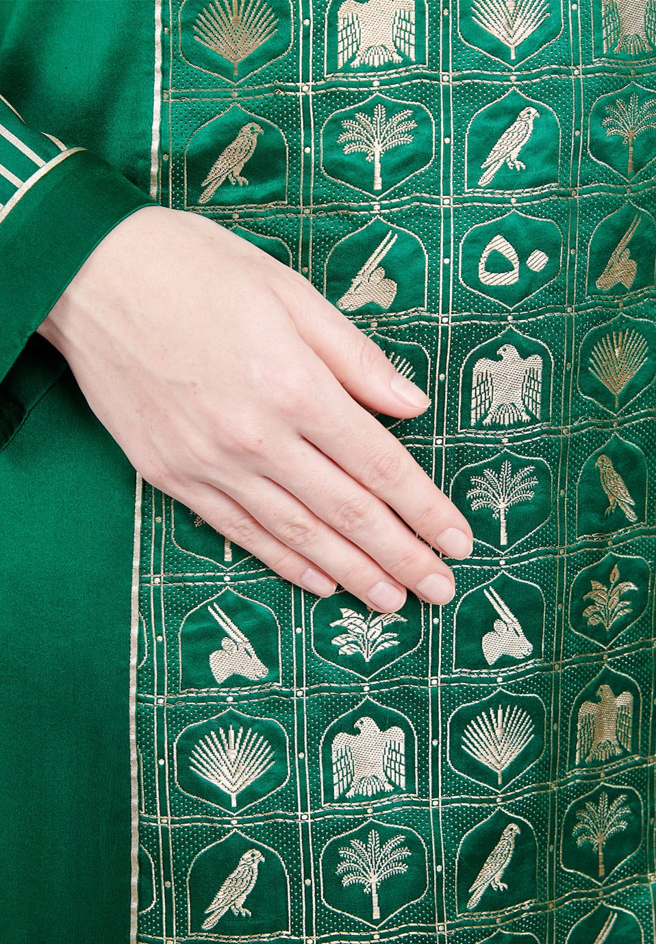 Falcon Brocade Green