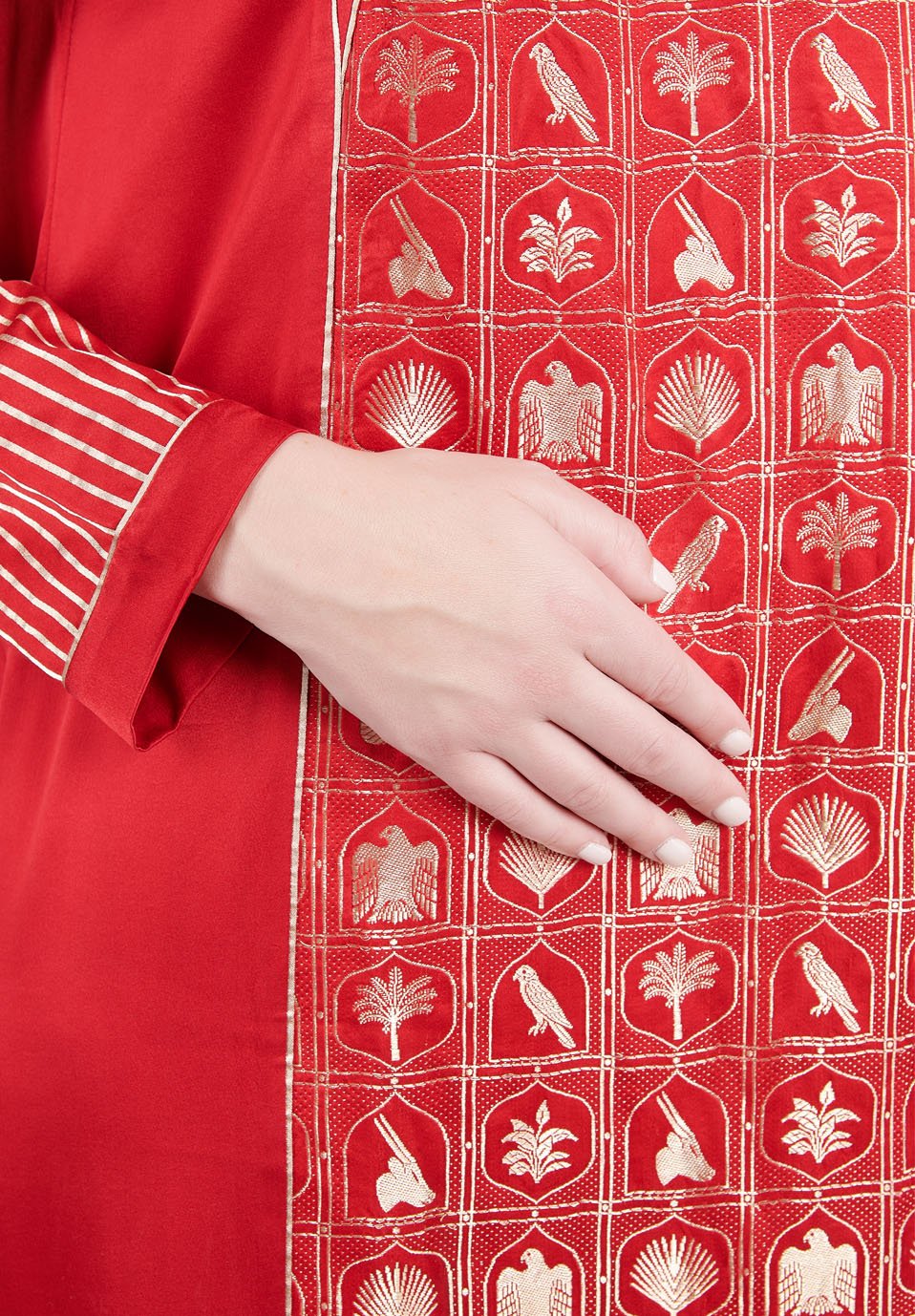 KIDS Falcon Brocade Red