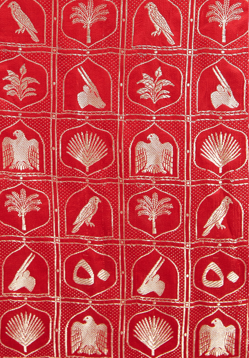 Falcon Brocade Red