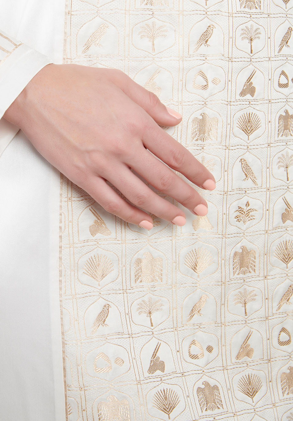 Falcon Brocade White