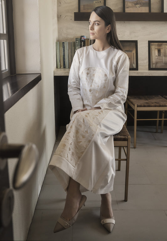 Falcon Brocade White