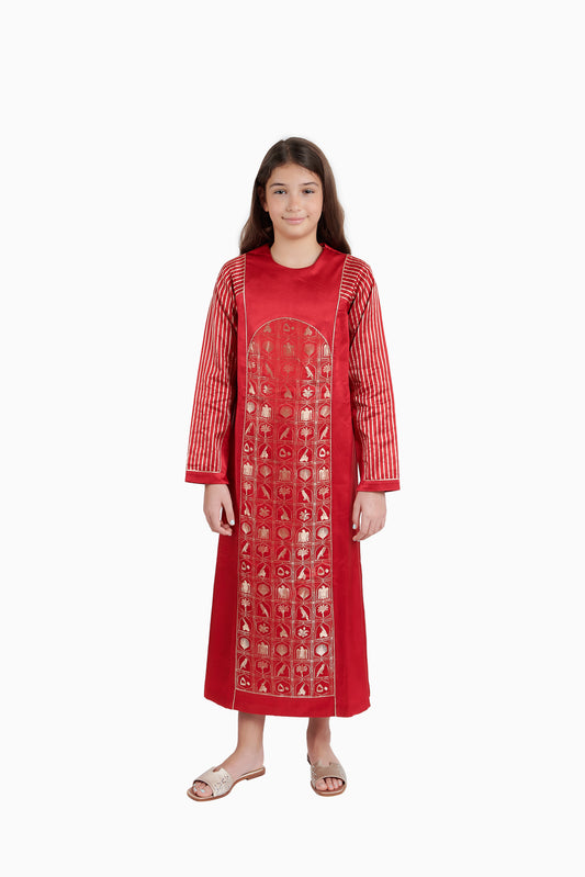 KIDS Falcon Brocade Red