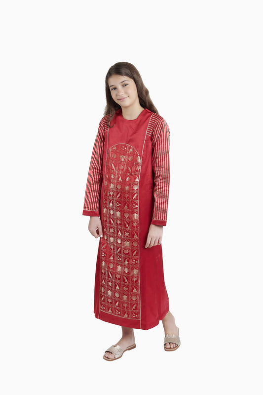 KIDS Falcon Brocade Red